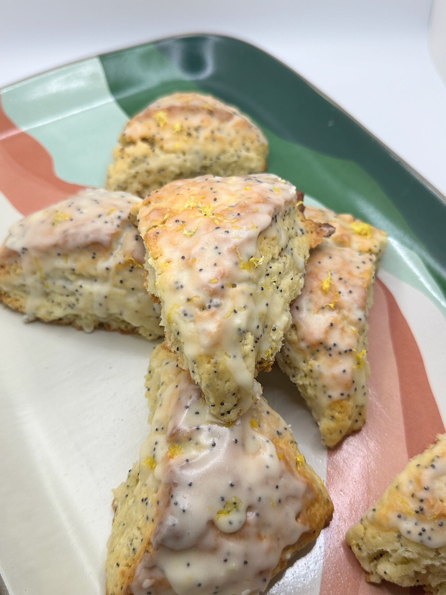 Lemon Poppy seed Scones - 2 Pack