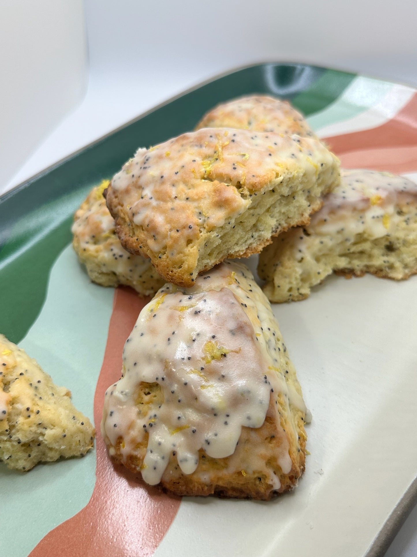 Lemon Poppy seed Scones - 2 Pack